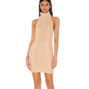 Revolve Halter backless sweater dress